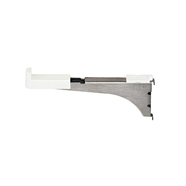 スガツネ 棚柱用ブラケット LAMP AP-FB120 ステンレス鋼 (SUS430) /ポリプロピ...