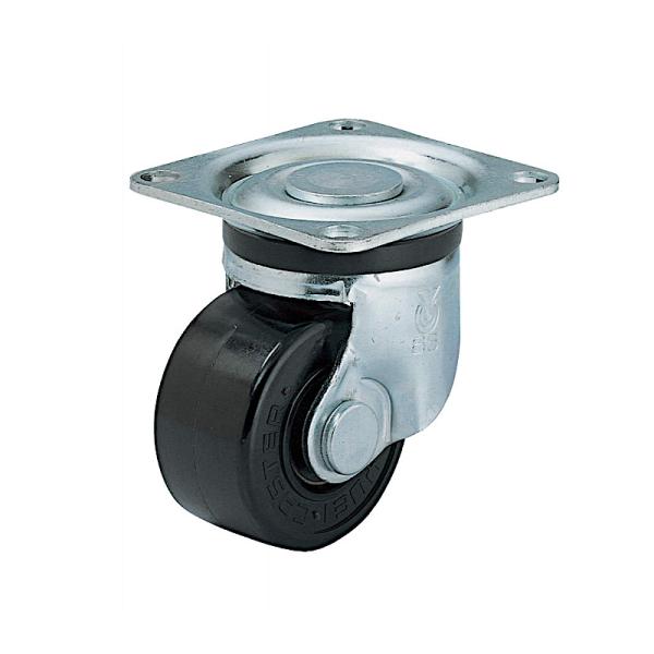 低床式重量用キャスター LAMP HG-65PB 鋼（SPHC） フェノール樹脂（PF） 車輪径：6...