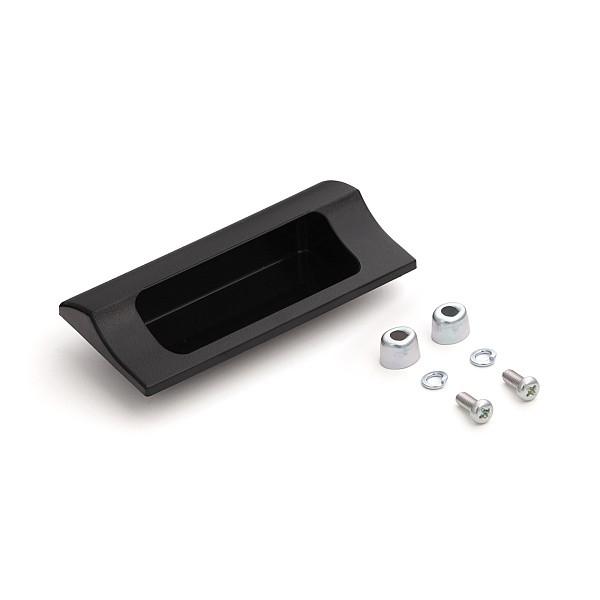 埋込取手 HH-JS型ねじ取付 スガツネ LAMP HH-JS90-BL 堀込ハンドル ブラック「ス...