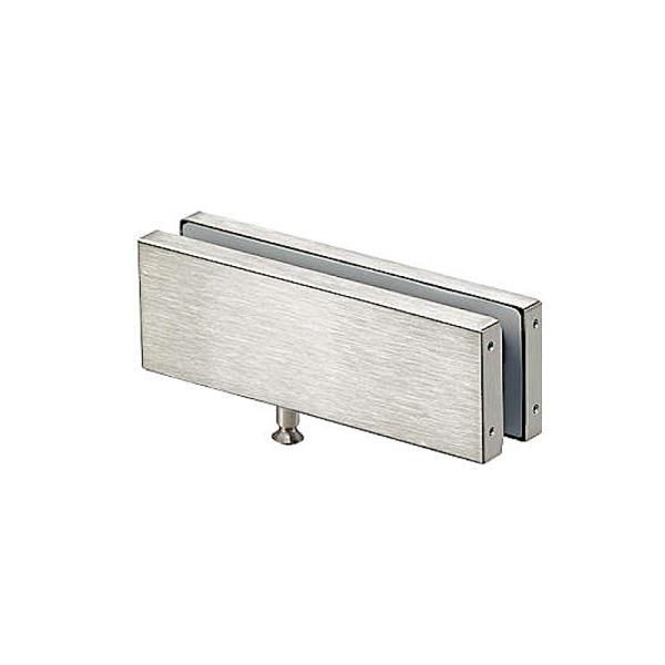 欄間・壁用ピボット金具 LAMP M100E41-13 アルミニウム合金 サテン仕上 ガラス厚：8、...