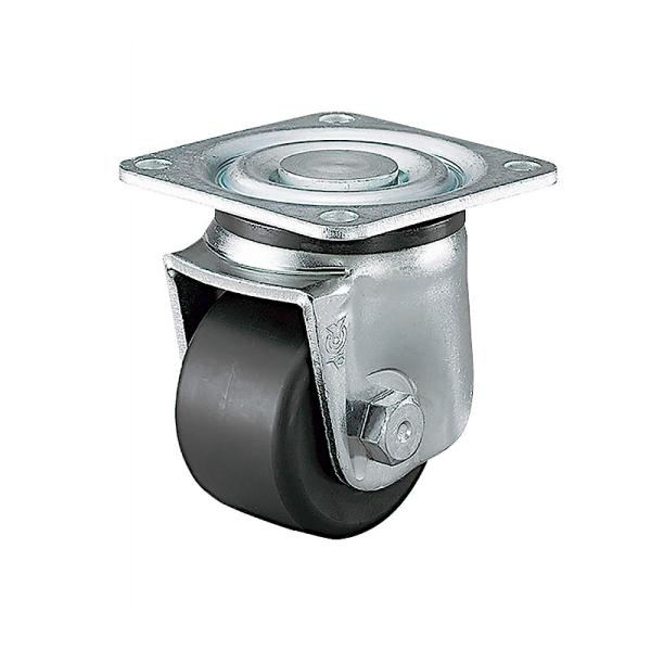 低床式重量用キャスター LAMP UHG-65-PB 鋼（SPHC） フェノール樹脂（PF） 車輪径...