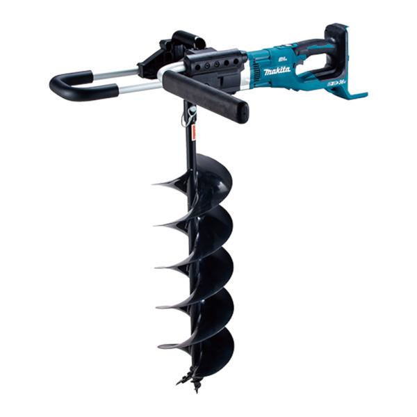 マキタ Makita 充電式アースオーガ 18V×2本=36V 最大穴あけ能力〜?200mm 本体の...