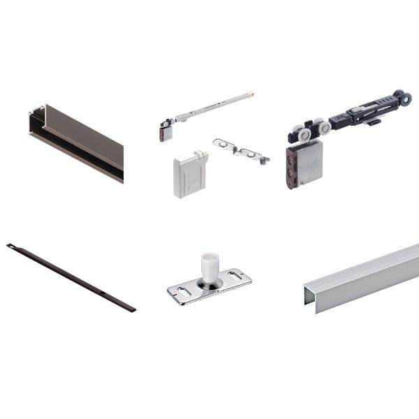 ソフトクローズ &amp; ブレーキ アトムリビンテック 2本引違 上吊式 No230-setB-182 2...