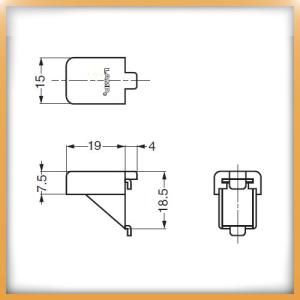 SPS型柱専用棚受 SPS 棚受 LAMP ス...の詳細画像1
