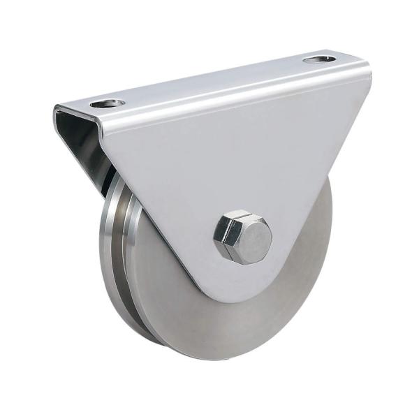 スガツネ ステンレス鋼製重量用戸車 JS300型 JS300-110V 1ヶ「スガツネ製品ならカネマ...