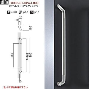 ドアハンドル ユニオン T3266-01-024 長さ：600mm : カネマサかな