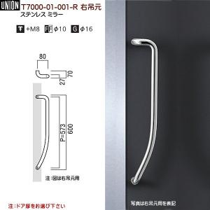 ドアハンドル ユニオン T5560-15-001-L457 長さ：457mm : カネマサ 