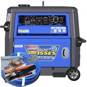 デンヨー 50000-045-5 (送料無料) エンジン溶接機 GAW-190ES2 黄色20m