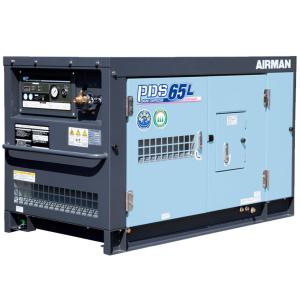 50000-130　(送料無料)　エンジンコンプレッサー　PDS65L-5C5　リークガード付き　北越工業