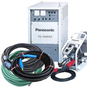 Panasonic HF-160半自動溶接機 Panasonic（パナソニック） 50000-160 半自動溶接機 YM-350KR2 10m延長