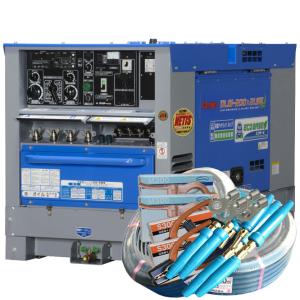 デンヨー 50000-045-5 (送料無料) エンジン溶接機 GAW-190ES2 黄色20m