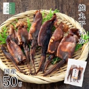 海鮮 おつまみ 国産 焼丸干しいか 50g×1袋 お酒のお供におすすめ 干物 イカ 烏賊 国産 天然 つまみ 珍味【A配送：常温】｜かねなかや次兵衛