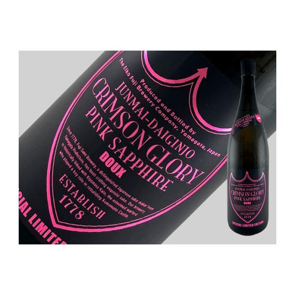 日本酒　山形県　栄光冨士　純米大吟醸　無濾過原酒　CRIMSON GLORY　1.8L