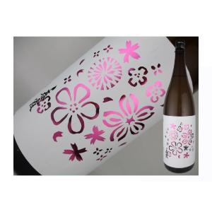 日本酒　秋田県　春霞　花ラベル　純米酒　720ml