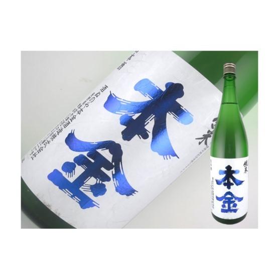 日本酒　長野県　本金　純米酒　1.8L