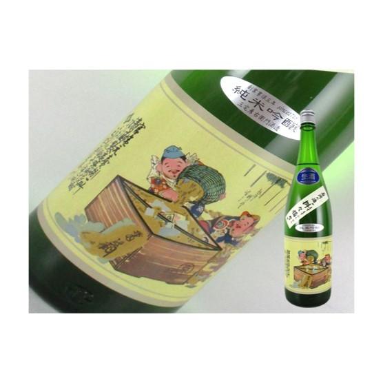 日本酒　福井県　若洲の酒　桝々福々　純米吟醸　生酒　1.8L