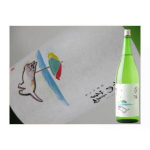日本酒　宮城県　萩の鶴　純米吟醸　別仕込み　〜真夏の猫ラベル〜　720ml