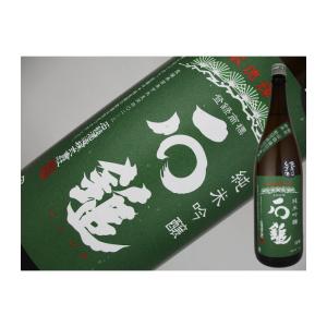 日本酒　愛媛県　石鎚　袋吊り　雫酒　斗瓶取り　純米吟醸　緑ラベル　1.8Ｌ