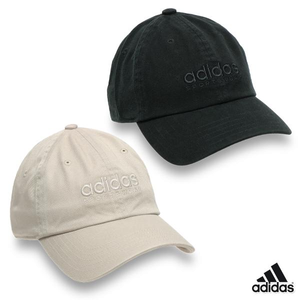 キャップ アディダス メンズ レディース ブラック オフホワイト スポーツウェア ダッドキャップ 帽...