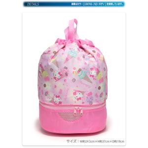 ナップサック プールバッグ 巾着 リュック サ...の詳細画像1