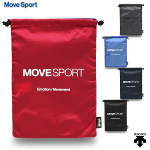 ムーブスポーツ デサント マルチバッグ 多目的 巾着 ランドリーバッグ 着替え入れ シューズバッグ 部活 バッグインバッグ/マルチバッグ M ST4FBZ41U