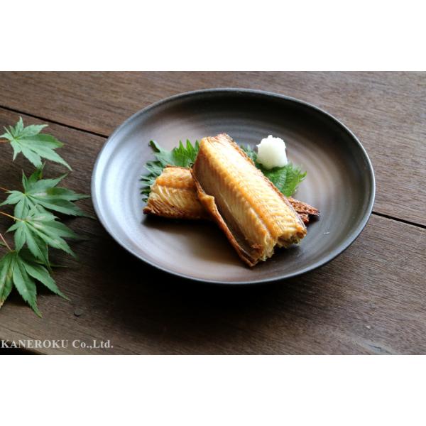 黒備前7.0寸皿　23×3.2(cm)日本製　美濃焼　業務用食器　おうち居酒屋　盛りやすい食器　本格...