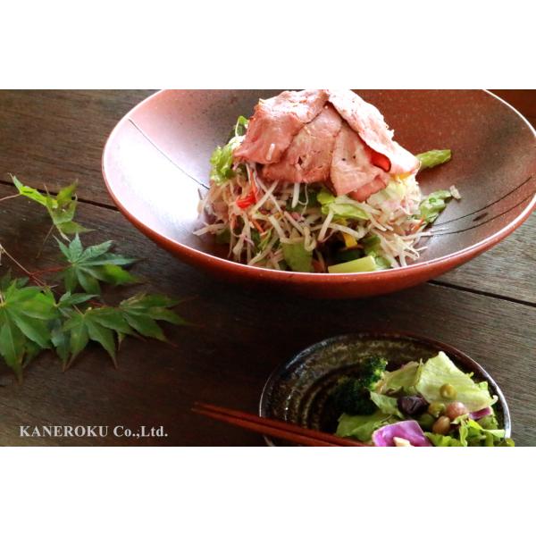 赤伊賀10.0鉢　30×7.8(cm)日本製　美濃焼　業務用食器　ビュッフェ　バイキング　おばんざい...