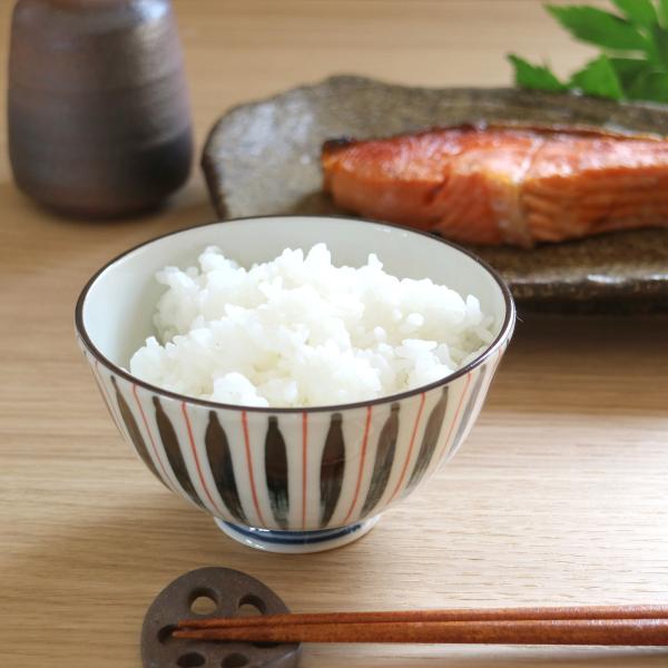 二色十草軽量茶碗　11×6.2(cm)日本製　美濃焼　業務用食器　おうち居酒屋　盛りやすい茶碗　軽量...