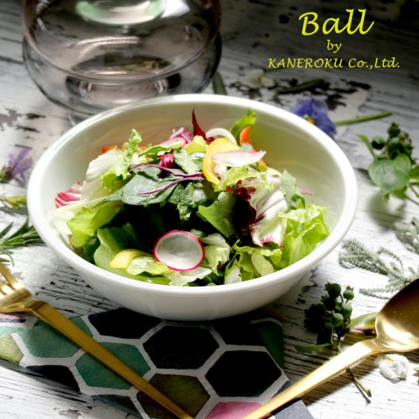 siroサラダボウル　18×5.3(cm)　日本製　美濃焼　業務用食器　カフェボウル　サラダボウル　...