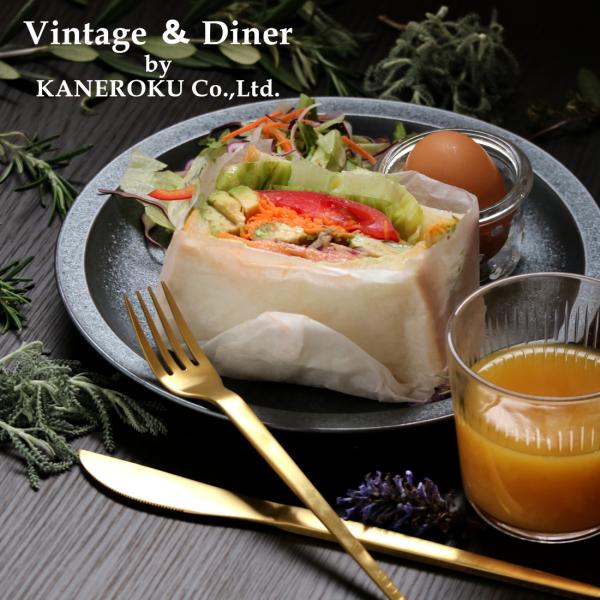 クリスタルブラックリムプレート24　23.5×2.5(cm)日本製　美濃焼　業務用食器　おうちカフェ...