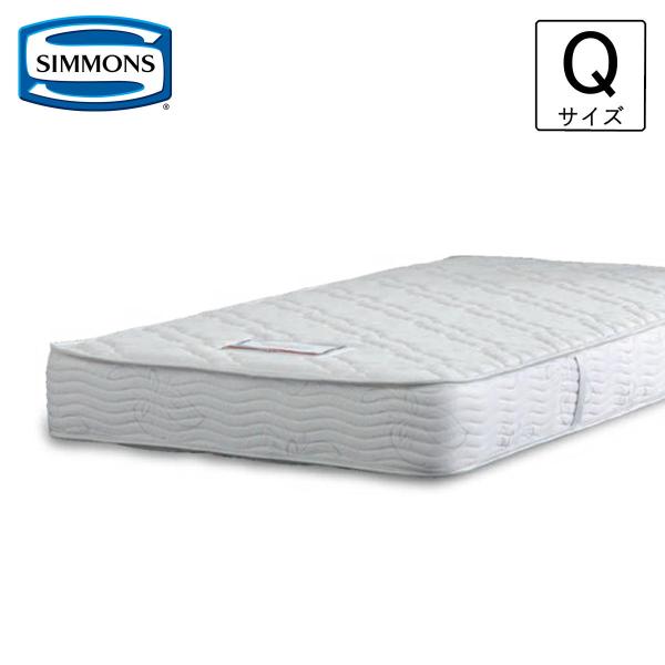 シモンズ クイーンサイズ マットレス ポケットコイル 5.5インチ レギュラー ジャガード生地 両面...