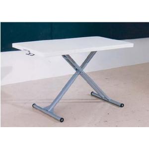 リフティングテーブル ステアー 110 リフトテーブル 昇降式 きれいなホワイトのテーブル 付着した汚れもさっと取りやすくお手入れも簡単 送料無料