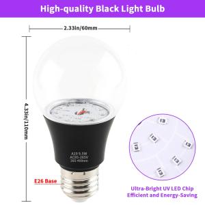 LEDブラックライト UV紫外線電球 9.5W...の詳細画像3
