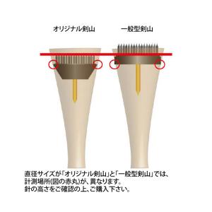金高刃物老舗 剣山 V型オリジナル丸型足付 9号の詳細画像3
