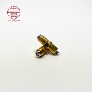 金高刃物老舗 ファスナーボルト ニュー・ボルト 真鍮＋ステンレス(8.0×4.0mm)｜kanetaka