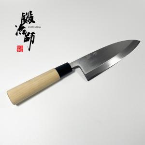 金高刃物老舗 出刃庖丁 5寸(150mm)・右利き用 : 京刃物 金高刃物老舗