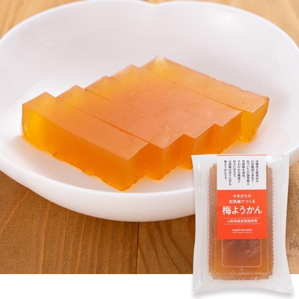手作り梅ようかん　パック入り（保存料・着色料不使用）　深瀬善兵衛商店