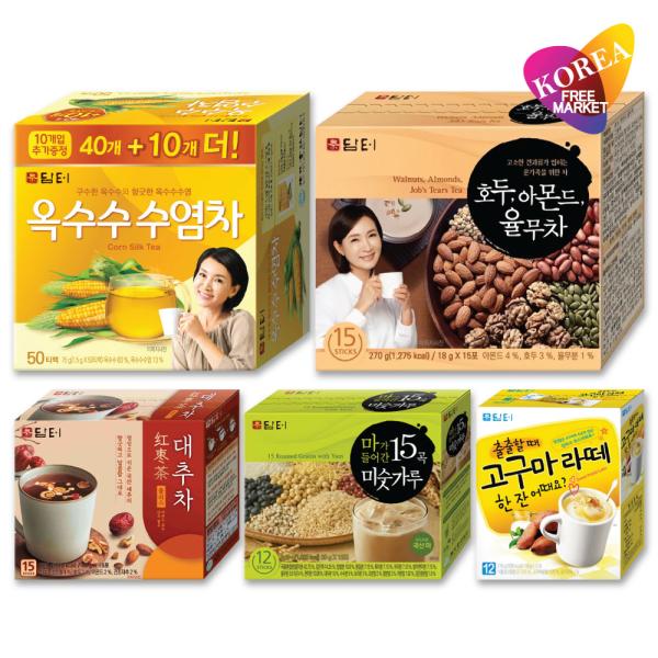 ダムト 選べる お茶6種 3個セット 粉末 スティックタイプ / 韓国 なつめ 伝統茶 お茶　サツマ...
