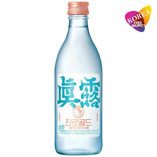 眞露 GOLD 360ml 20本 箱売り 1BOX / ZERO SUGAR JINRO ジンロ ...