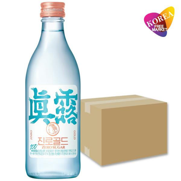 眞露 GOLD 360ml 20本 箱売り 1BOX / ZERO SUGAR JINRO ジンロ ...