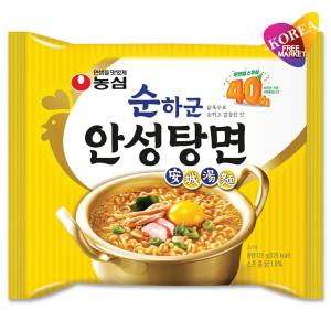 農心 スンハグン安城湯麺 125g / アンソンタン麺 マイルド まろやかな味 辛くない 韓国ラーメン