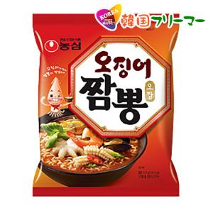 農心　イカチャンポン　オジンオチャンポン(124g)1個　韓国ラーメン 激辛ラーメン 韓国食品 韓国食材 ラーメン キムチ 焼肉 韓国料理 韓国1番ラーメン NONGSHI…