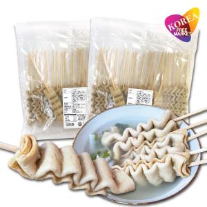 冷凍 ファンゴン 串おでん 800g(25本) × 5袋セット / 丸工 ミニ四角串おでん オムク 韓国おでん 業務用 大容量