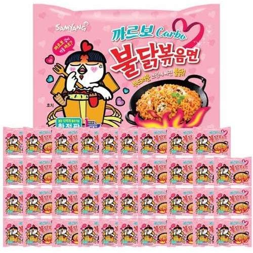 送料無料SAMYANG 三養 カルボブルブルダック炒め麺  40個入(1ケース) プルタク炒め麺 プ...