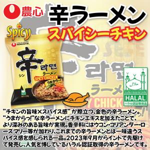 農心 辛ラーメン スパイシーチキン 120gの詳細画像1