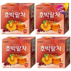 ダムト カボチャ小豆茶 60g (1.5g×40ティーバッグ) 4個セット / 韓国お茶 ホバッパッチャ かぼちゃあずき茶