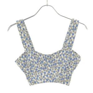 TOPSHOP / トップショップ 花柄ビスチェ ノースリーブカットソー｜kanful