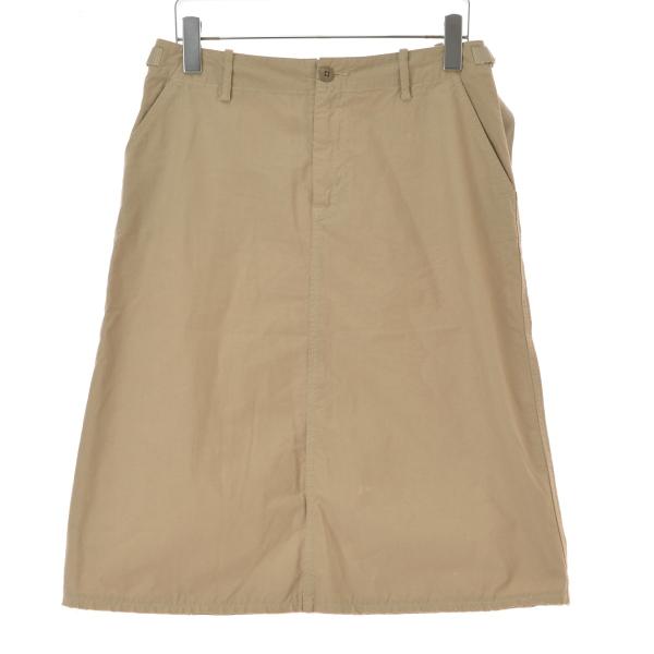 n100 / エヌワンハンドレッド nf-1002 Cotton poplin Army Skirt...