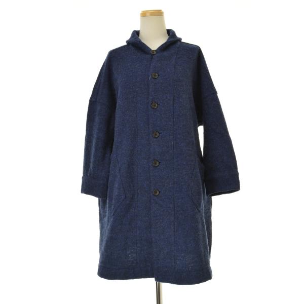 OMNIGOD / オムニゴッド 58-756W KNIT MELTON SAILOR COAT ニ...