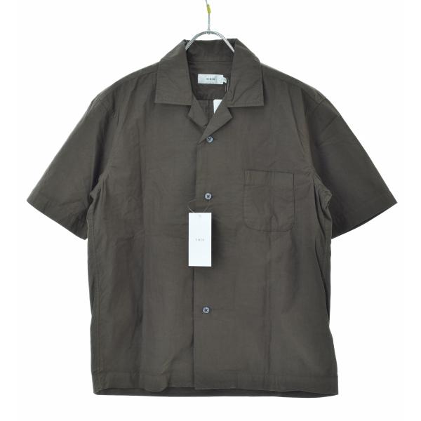 RINEN / リネン R31007 60/1オーガニックブロード オープンカラー 半袖シャツ